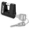 RETRUE Trailer Tongue Coupler Lock, Trailer Hitch Lock,Dia 1/4 Inch, 3/4 Inch Span for Tow Boat RV Truck Car's Coupler, Black