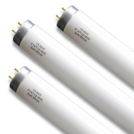 Valoisa 15 Inch F14T12 14 Watt T12 Soft White Fluorescent Bulb,14-Watt 14 3/4-Inch T12 Under Cabinet Light Bulb,3000K,G13 Base,3 Pack