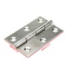 Mcredy Stainless Steel Hinges Hinge Hardware Silver 2.5”Door Hinge Set