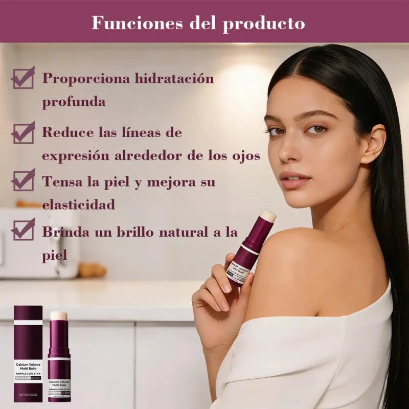 3pcs Bálsamo Multi-volumen Con Calcio Y Colágeno