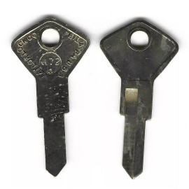 Taylor H72H Harley Davidson Motorcycle  Uncut Key Blank Same as Ilco H72H