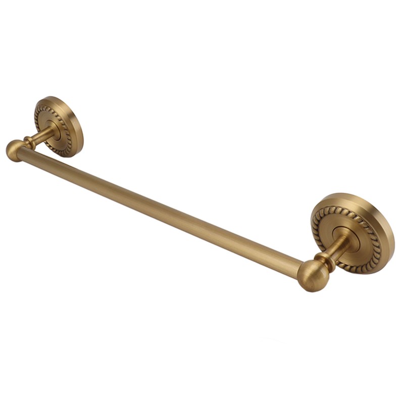 All Copper Bathroom Towel Bar European Style Wall Mounted Towel