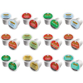 Twinings Tea K Cup Pod Sampler Variety Box (24 Count) 9 Flavours for Keurig Single Serve Brewers, Contains Black, Green, Herbal and Decaffeinated Teas for Tea Lovers