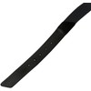 HC Men's Premium Leather Belt with Fabric Insert - black