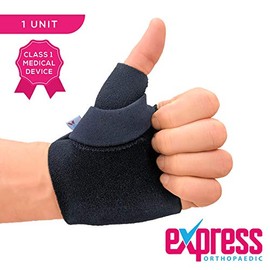 CMC Joint Support Thumb Brace | Lightweight Thumb Stabiliser for Arthritis, Ligament Sprains & CMC Joint Pain | Breathable Neo-Elastic | SMALL - Palm Circ:15.5-17.5cm, RIGHT