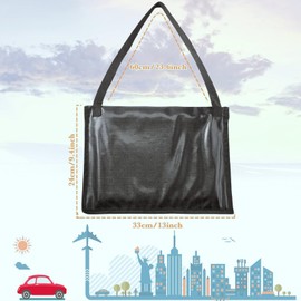 License Plate Holder with Hanging Strap - Durable Test Drive License Plate Bag for Car, SUV, Truck - Black Frame Cover