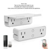 Power Strip WiFi BLE Remote Control Dual Sockets Receptacle 10A