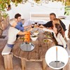 BBQ Vertical Skewer, Stainless Steel Barbecue Spit Skewer Grill, Chicken