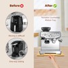 360° Rolling Tray Bamboo Appliance Slider for Kitchen Appliances, for
