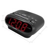 Sharp AM/FM Dual Alarm Clock Radio, 2-7/16"H x 4-5/16"W x