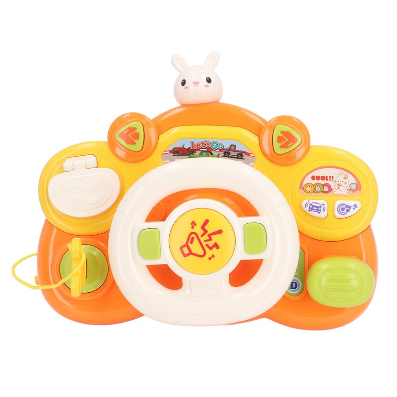 Baby Steering Wheel Toy Multifuntional Lighting Effects Educational Musical Steering