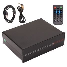 Dual Channel LED Sound Level Meter PPM VU Audio Spectrum Analyzer with Remote Control DC 5V 1A