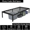 Upcanso 18 Inch Twin XL Bed Frames, Metal Platform Twin