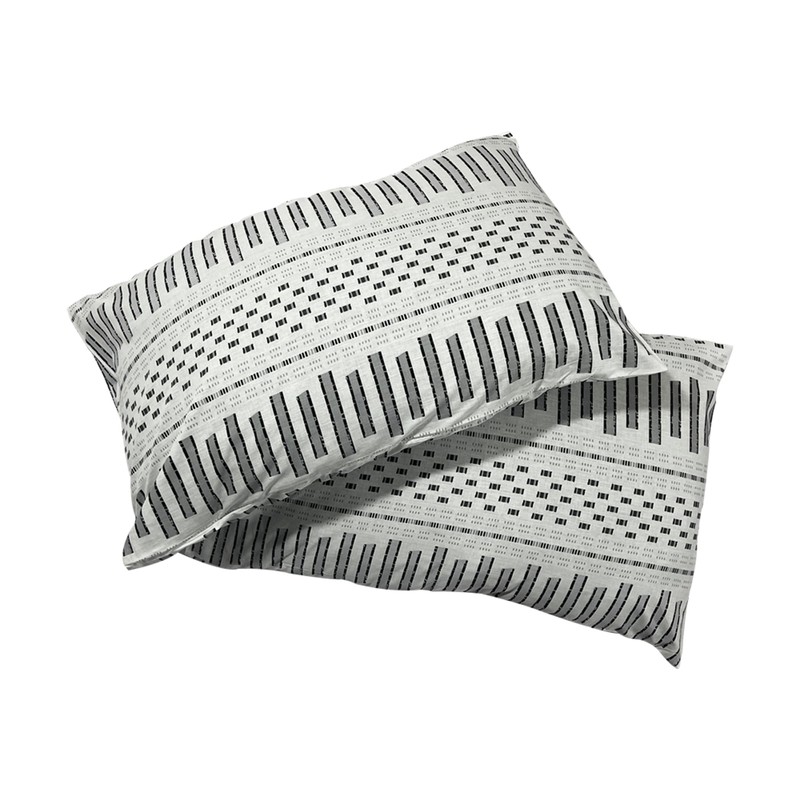 NIYS Luxury Bedding Percale/Poly Cotton Printed pillow cases 2 Pack