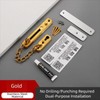 Stainless Steel Door Chain Lock, Heavy Duty Spring Loaded Press