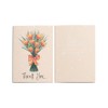 16 Thank You Cards Quality Recycled Card Multipack 4 Flower