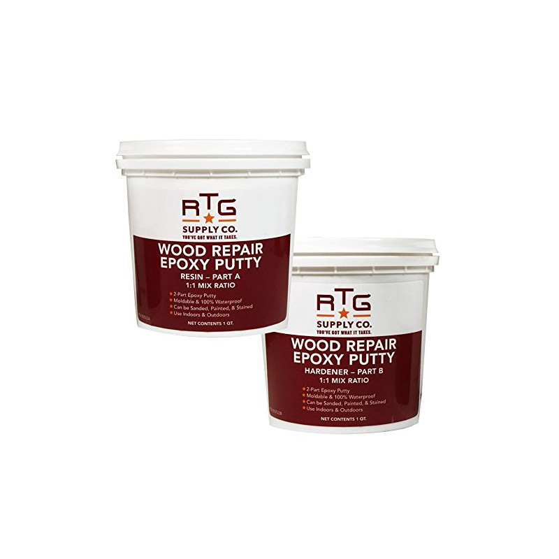 RTG Wood Repair Epoxy Putty (2-Quart Kit)