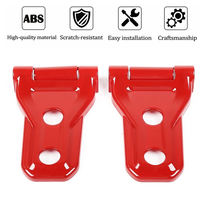 RT-TCZ Hood Hinge Cover Exterior Decoration Kits Accessories for 2018-2023