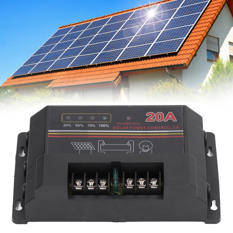Solar Charge Discharge Controller High Speed CPU Microprocessor Multiple Protections