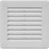 HVAC OV 3" x 3" Inch (Grille Dimensions) White Plastic