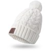 August EPA30 – Bluetooth Mütze mit Bommel – Winter Beanie