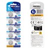 PKCELL 5 Pack CR2016 Battery CR 2016 3V Lithium Battery
