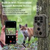 Folgtek WiFi Trail Camera 48MP 1296P, Wildlife Camera with Sound