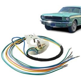 CHEDA Turn Signal Switch Cam with Wire Harness Compatible with Ford 1966 1967 1968 1968 1970 Bronco/ 1965 Comet/ 1965 Fairlane/ 1965 Falcon/ 1965-1966 Mustang