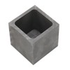 Graphite Crucible Squared Dense Graphite Sturdy Durable Corrosion Resistant Good