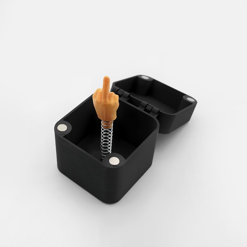 Chikoni Annoying Gift Box with Pop-Up Finger Surprise, 3D Printed