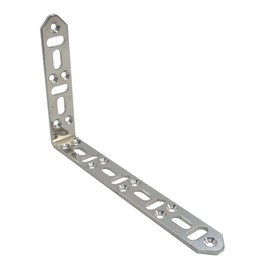 DAIDOHANT 65891 DH Reinforced Hardware for Perfect Support, L-Shape TL2001S N [Iron / Nickel Plating] (1 Piece)