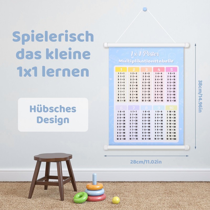 Yoosso 1 x 1 Poster Learning Learning Poster Mathematics 1x1