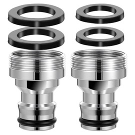 2 Pack Dishwasher Faucet Adapter Dishwasher Snap Adapter Connection Portable Washer Faucet Snap Adapter Connection Accessories Portable Dishwasher Washing Machine to Sink