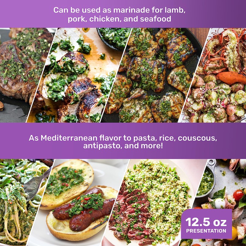 Gaucho Ranch Chimichurri Sauce Mediterranean | Chimichurri Seasoning Mix of