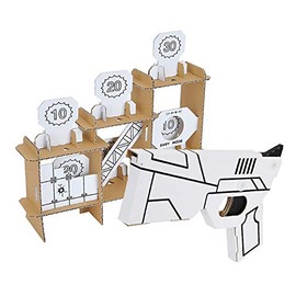 Hacomo 5079 Papercraft Wow Shooting Game White Solid