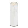 Root Candles 7-Day Clear Glass Devotional Prayer Candle, Saint Michael