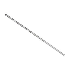 CoCud Extra Long Twist Drill Bit, 0.3 inch (7 mm) Drill Diameter, 11.8 inches (300 mm), Total Length, High Speed Steel, Twist Drill Bit, Copper, Metal, For Carpentry