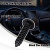 30 Pcs Black Interior Trim Screws #8 M4.2-1.41,fits for Ford