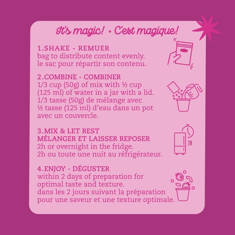 Prana - Overnight Chia - Berry Fairy Family Size