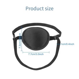 KPPTYTY Dog Eye Patch, Adjustable Soft Dog Eye Patch, Eye Covering for Dogs After Surgery Wounds, Pack of 2