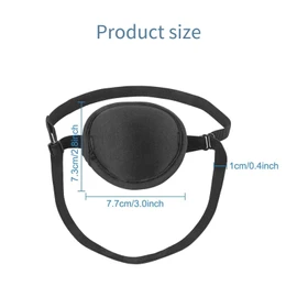 KPPTYTY Dog Eye Patch, Adjustable Soft Dog Eye Patch, Eye Covering for Dogs After Surgery Wounds, Pack of 2