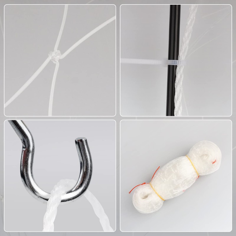 Cat Balcony Net, Anti-Fall Pet Safety Fence - Transparent Nylon