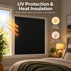 100% Blackout Window Cover for Bedrooms – Light Blocking Privacy