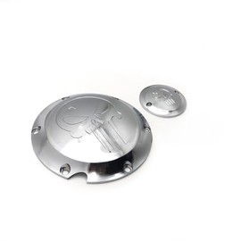 AfterMokit Skull Derby Timing Timer Cover for Harley Davidson Sportster XL 883 1200 Chrome