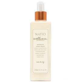 Natio Australia Wellness Intensive Hand Cream 240ml - Softening Hand Cream for Age Spots & Hard Working Hands - Pomegranate & Mandarin - Made in Australia
