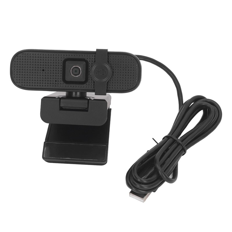 PC Webcam 2K UHD with Microphone Wide Angle USB Plug