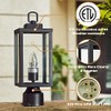 Outdoor Post Lights, Lamp Post Light Fixture with E26 Socket,