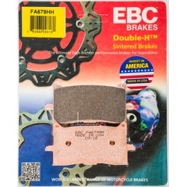 EBC Brakes FA679HH Double H Series - Pastilla de freno de disco sinterizada, color negro, talla única