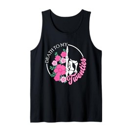 Death To My Twenties Funny R.I.P 20s, 30th Birthday Skeleton Tank Top