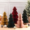Cinnvoice 5 PCS Paper Christmas Tree Honeycomb Christmas Tree 3D